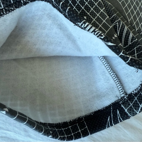 Nike Boys Athletic Terry Fleece Shorts in Black and White - Picture 4 of 8